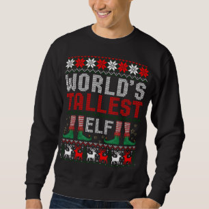 World's Tallest Elf - Christmas Ugly Sweater