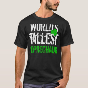 Worlds Tallest Leprechaun, Shamrock Green C Boy Gi T-Shirt