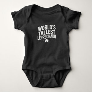 World's Tallest Leprechaun St. Patrick's Day Baby Bodysuit