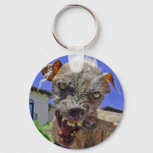 World's Ugliest Dog Key Ring