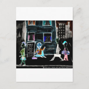 World's Unfunniest Cartoon On Funny Gifts & Tees Postcard