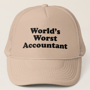 World's Worst Accountant Trucker Hat