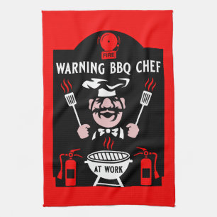 World's Worst BBQ Cook Tea Towel