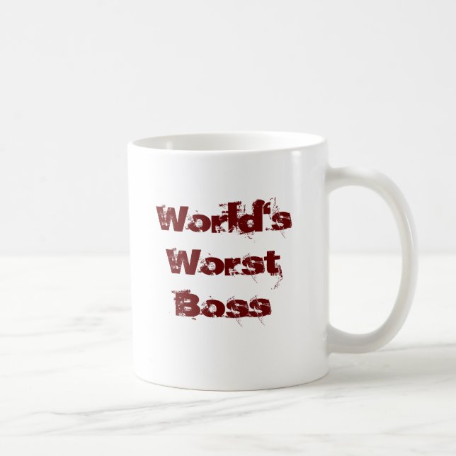 World's Worst Boss Coffee Mug (Right)