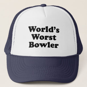 World's Worst Bowler Trucker Hat
