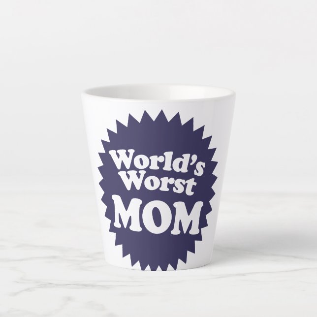World's Worst Mum Latte Mug (Front)