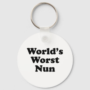 World's Worst Nun Key Ring
