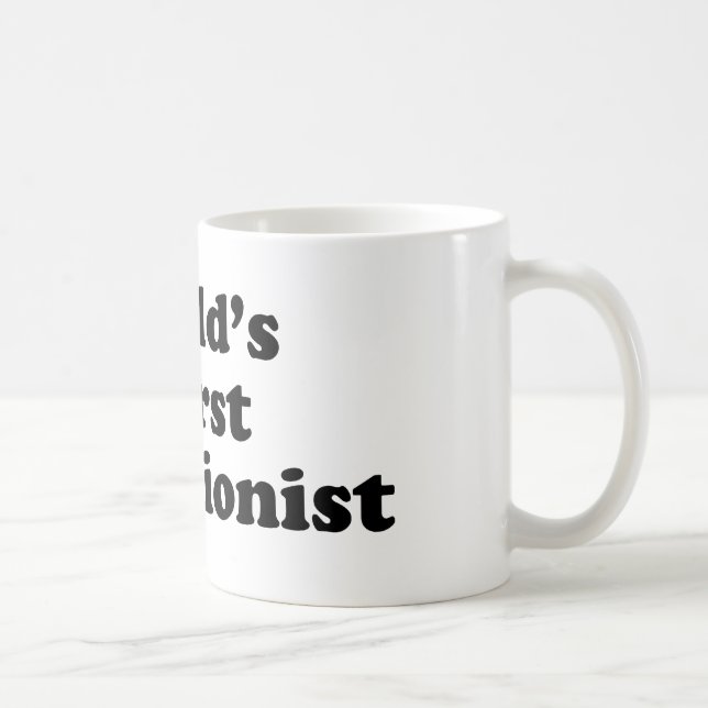 World's Worst receptionist Coffee Mug (Right)