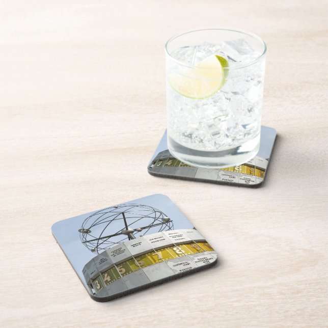 Worldtime Clock in Berlin Coaster (Right Side)