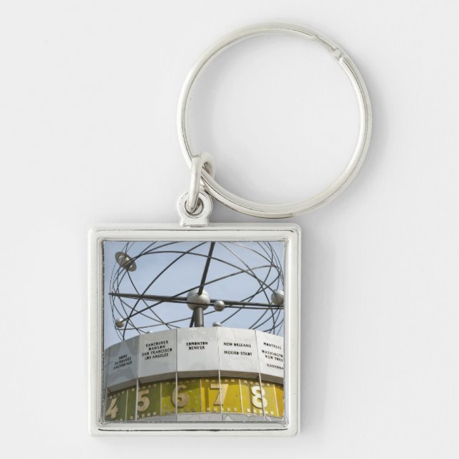 Worldtime Clock in Berlin Key Ring (Front)
