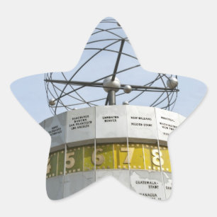 Worldtime Clock in Berlin Star Sticker
