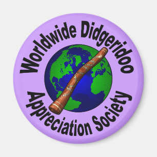 Worldwide Didgeridoo Appreciation Society Magnet