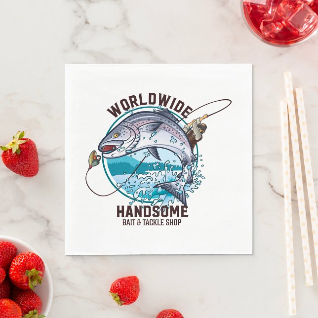 Worldwide Handsome Bait and Tackle Shop Napkin (Creator Uploaded)