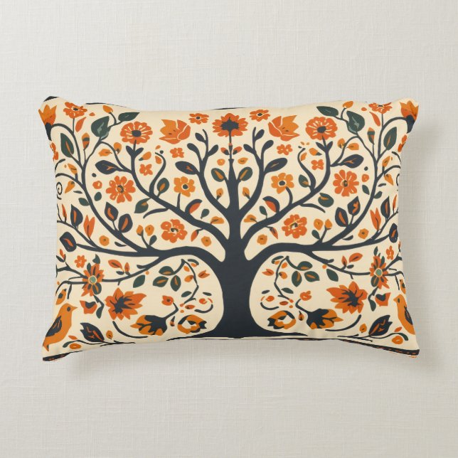 Worldwide Popular Indian Art Pillow (Front)