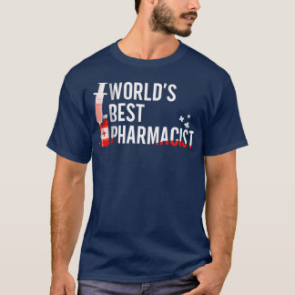 Worldx27s Best Pharmacist Job Apothecary Pharmacy T-Shirt
