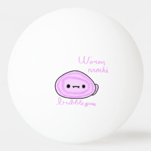 Worm Cute Mochi Funny Animal Mochi Ping Pong Ball