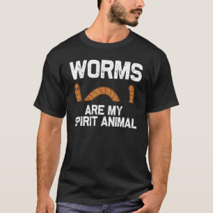 Worm Designs For Men Women Earthworm Grunting Farm T-Shirt
