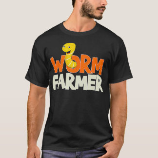 Worm Farmer  Composting Vermiculture Gift T-Shirt
