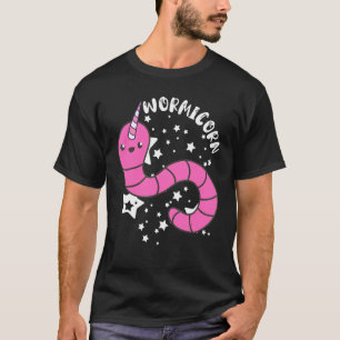Worm Farmer Unicorn Worms Vermiculture Worm Farmin T-Shirt
