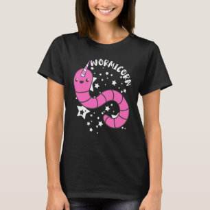 Worm Farmer Unicorn Worms Vermiculture Worm Farmin T-Shirt