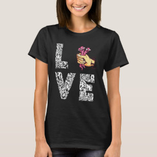 Worm Farmer Worm Farming Red Wiggler Worm Hand Cat T-Shirt