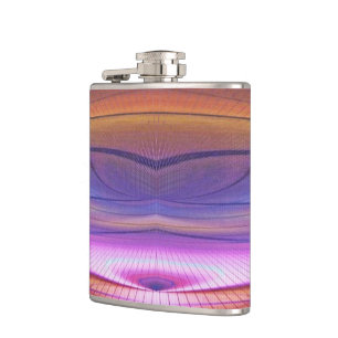 Wormhole In The Dunes Hip Flask