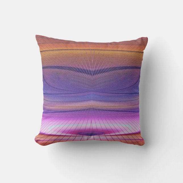 Wormhole in the Dunes Throw Pillow (Front)