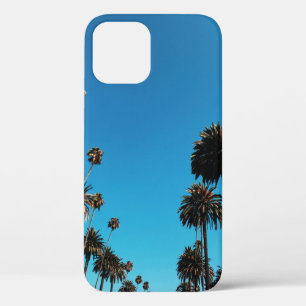Worm's eye view of trees iPhone 12 case