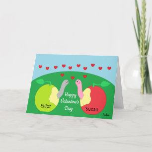 Worms in Love Valentine's Day Ed Card
