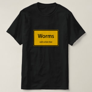 Worms men t-shirt shirt shirt
