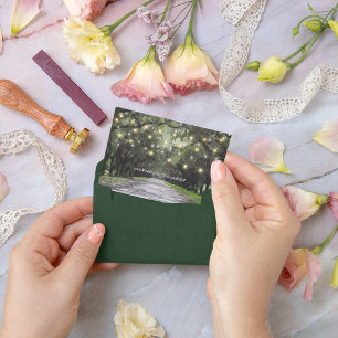 Wormsloe Venue Green Live Oaks Watercolor Website Enclosure Card