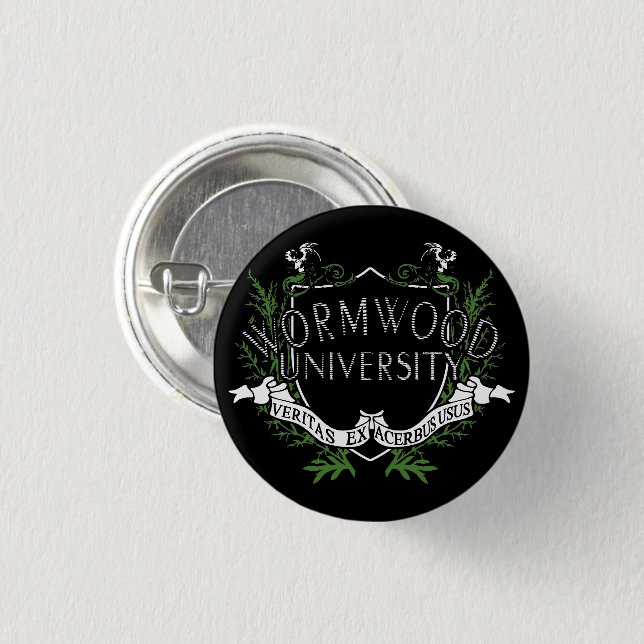 Wormwood University 3 Cm Round Badge (Front & Back)