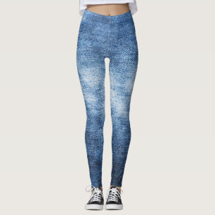 Worn denim fabric, textured background. leggings