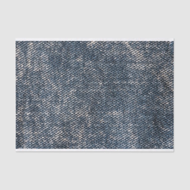 Worn Denim Tissue Paper (Front)