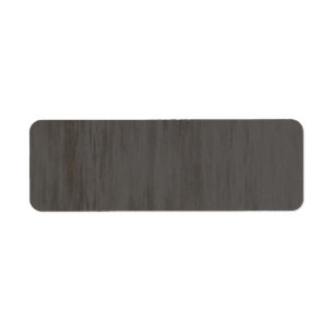 Worn Grungy Brushed Metal Return Address Label