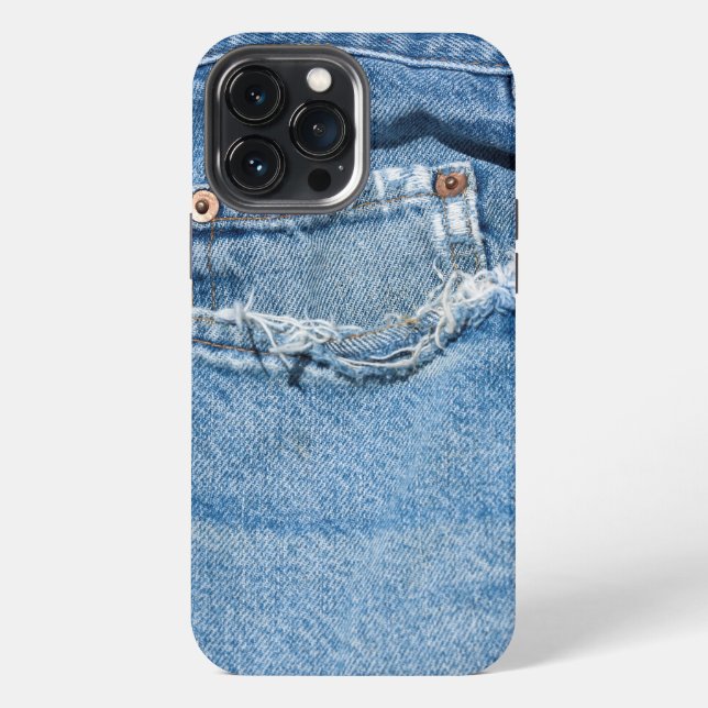 Worn Jeans iPhone Case (Back)