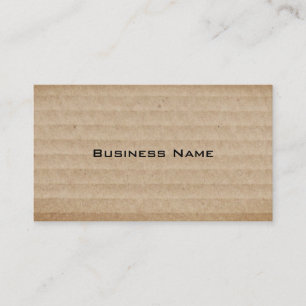 Worn Old Look Cardboard Box Business Card