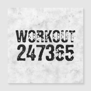 Worn out and scratched text Workout 247365 rustic