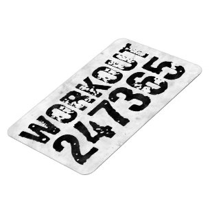 Worn out and scratched text Workout 247365 rustic Magnet