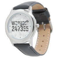 Worn out and scratched text Workout 247365 rustic