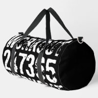 Worn out and scratched text Workout 247365 white