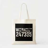 Worn out and scratched text Workout 247365 white