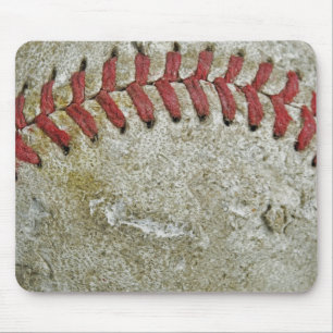 Worn Out Baseball Mouse Pad