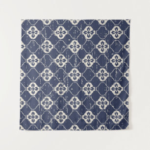 Worn Out Flowers: Vintage Seamless Tapestry