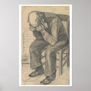 Worn Out Vincent van Gogh Small Poster