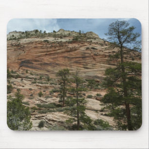 Worn Rock Walls in Zion National Park Mouse Pad