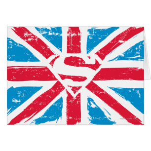 Worn S-Shield Over Flag