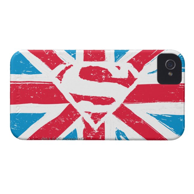 Worn S-Shield Over Flag Case-Mate iPhone Case (Back Horizontal)