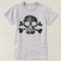 Worn Skull and Crossbones
