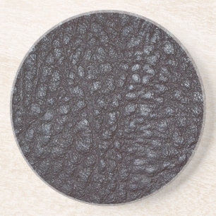 Worn Textured Leather Coaster